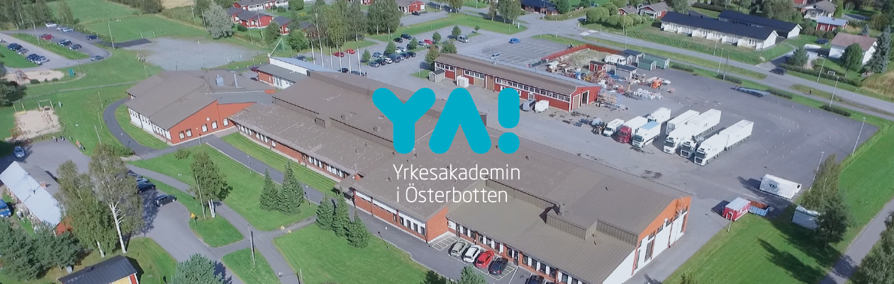 Flygbild över enheten i Närpes