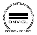 ISO 9001, ISO 14001 Certifierad