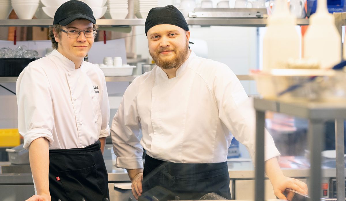 Både roligt och utmanande att studera till kock