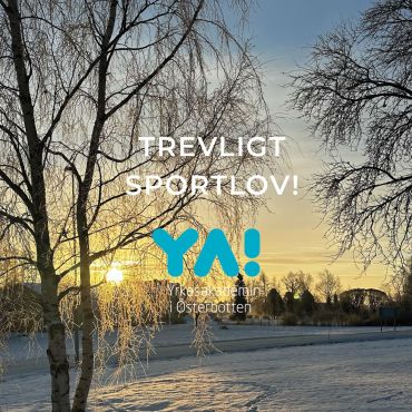 ☃️Ha ett bra sportlov! ☃️

#yaösterbotten