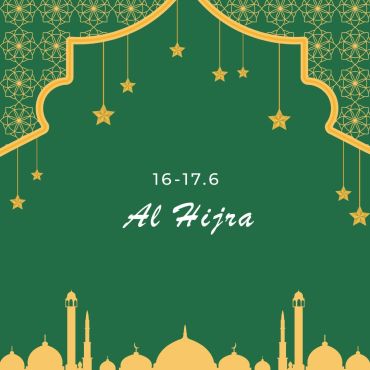 ✨Nu firas nyår enligt den muslimska kalendern. Al hijira är en helgdag i de muslimska länderna. Till skillnad från de ofta festliga nyårsfirandena i andra kalendrar är det islamiska nyåret ofta en lugn tillställning.

En tradition är att berätta för barnen om Muhammeds utvandring till Medina. Al-hijra betyder utvandring eller flytt. Till dagen hör även att fundera över det gångna och det kommande året. Numera är det också vanligt att avge nyårslöften och skicka lyckönskningskort till varandra. ✨

#yaösterbotten #alhijra #mångkulturelltya