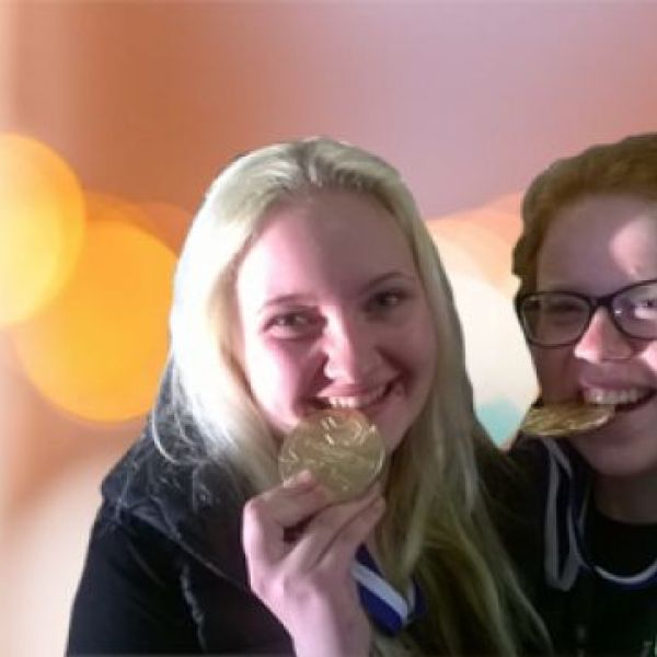 Linnea Ravald och Martina Kung
