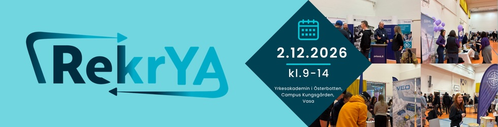 Anmäl er som utställare till YA:s rekrymässa  i Vasa 2.12.2026