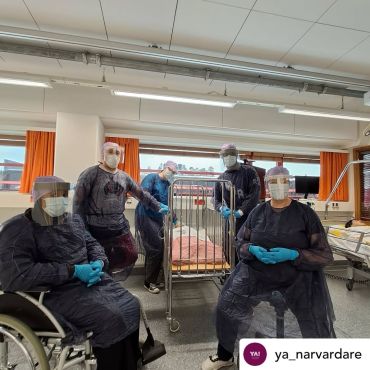 Reposted • @ya_narvardare Övningar i isolering med våra duktiga närvårdarstuderande i Vasa.

#yaösterbotten