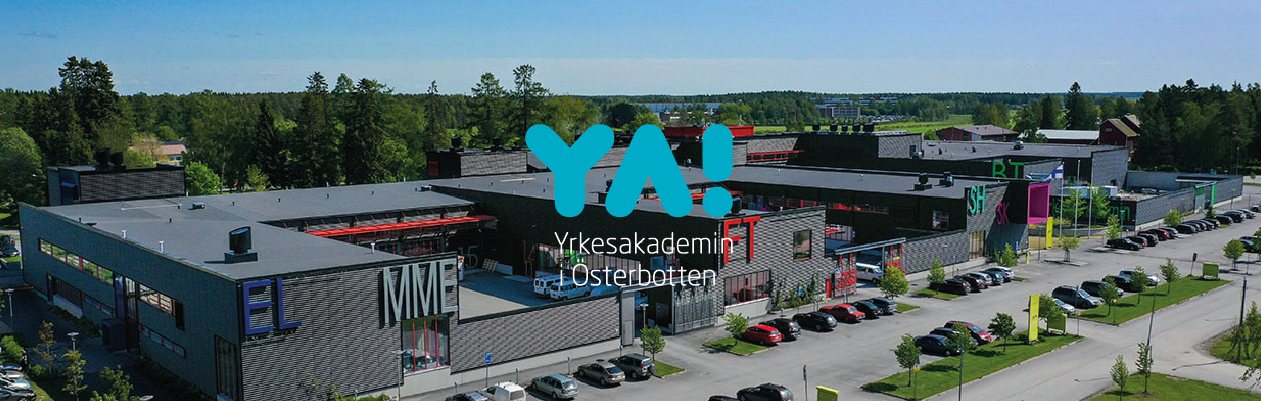 Flygbild över Campus Kungsgården i Vasa